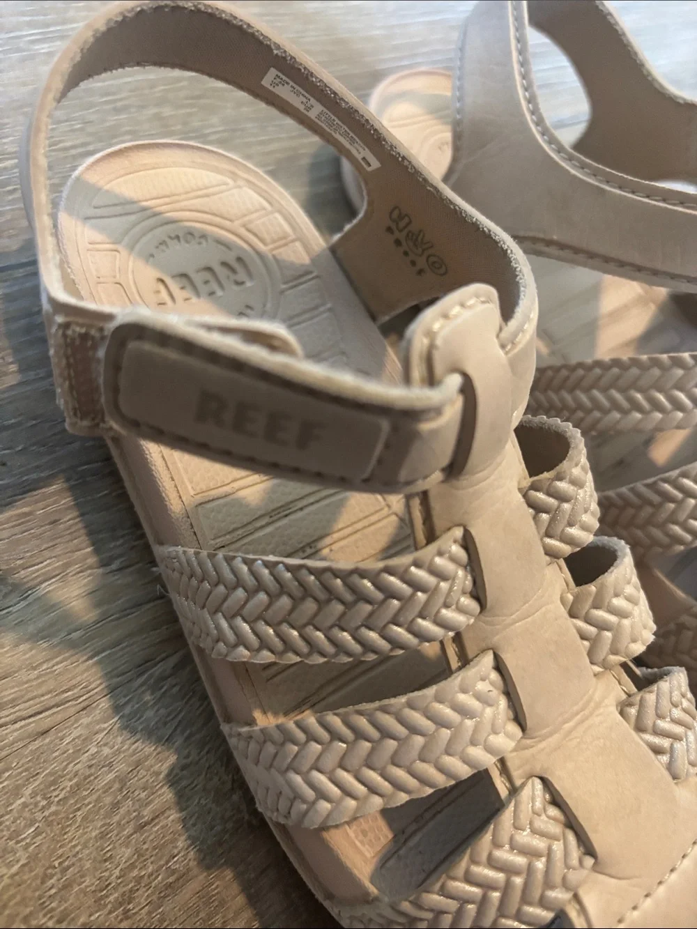 Reef Kids Neutral Braided-Strap Sandals - Beige
